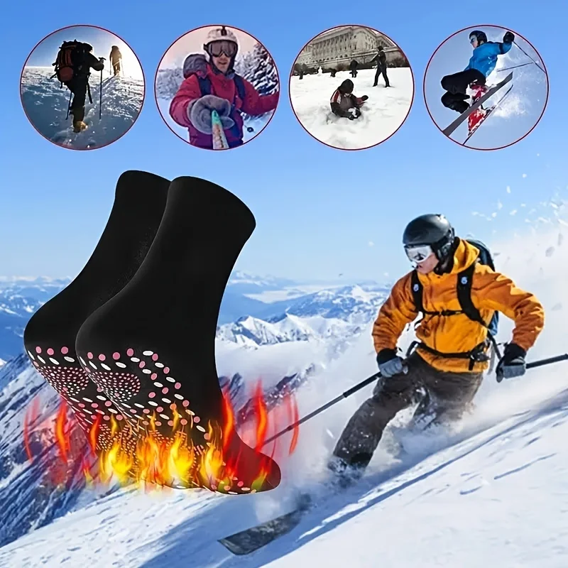 

Unisex Self Heated Health Care Warm Socks Tourmaline Magnetic Therapy Foot Sox Massager Pain Relief Pression Sports Thermal Sock