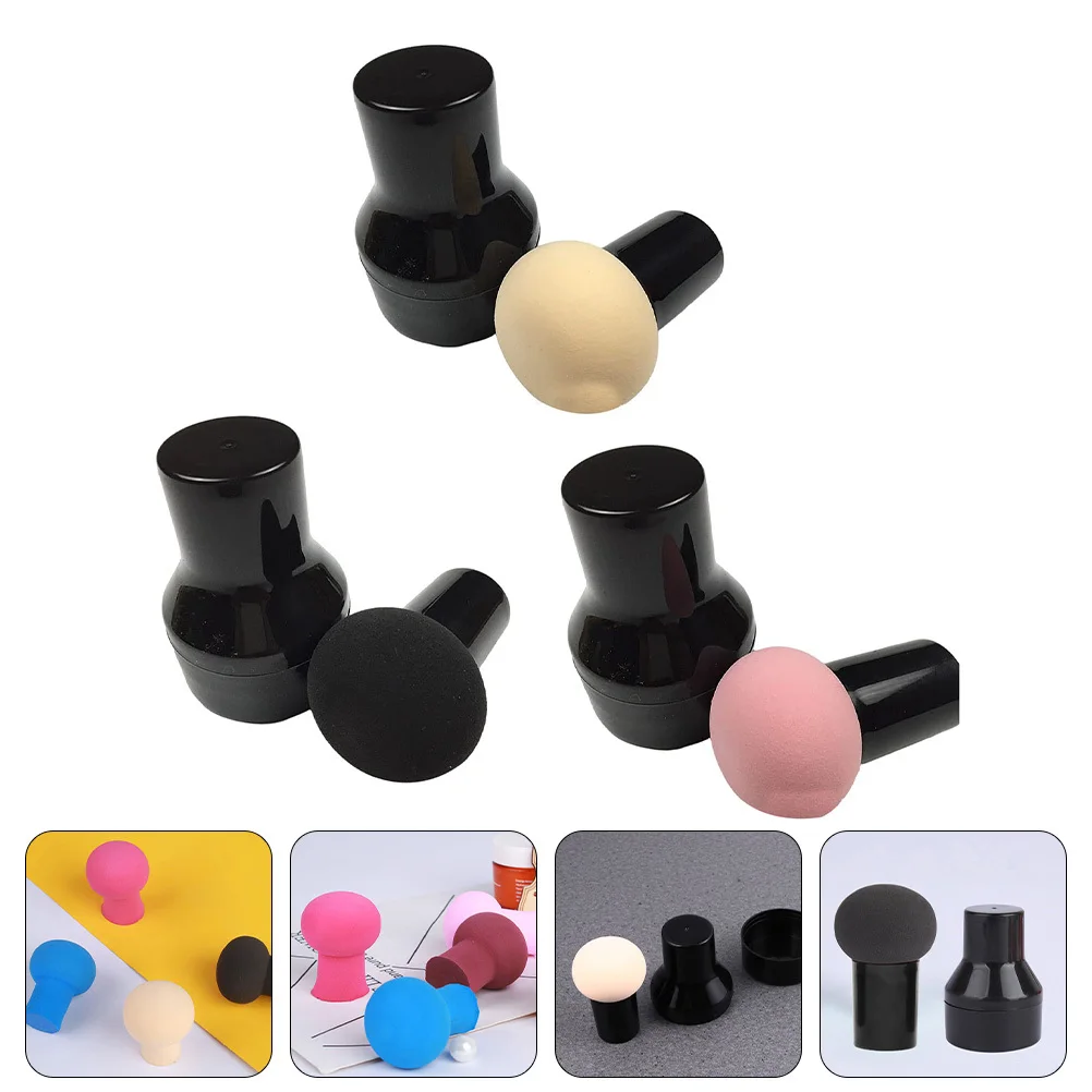 

6Sets Makeup Puff Comfortable Suitable for Powder Cream Wet Dry Use Hydrophilic PU Sponge Makeup