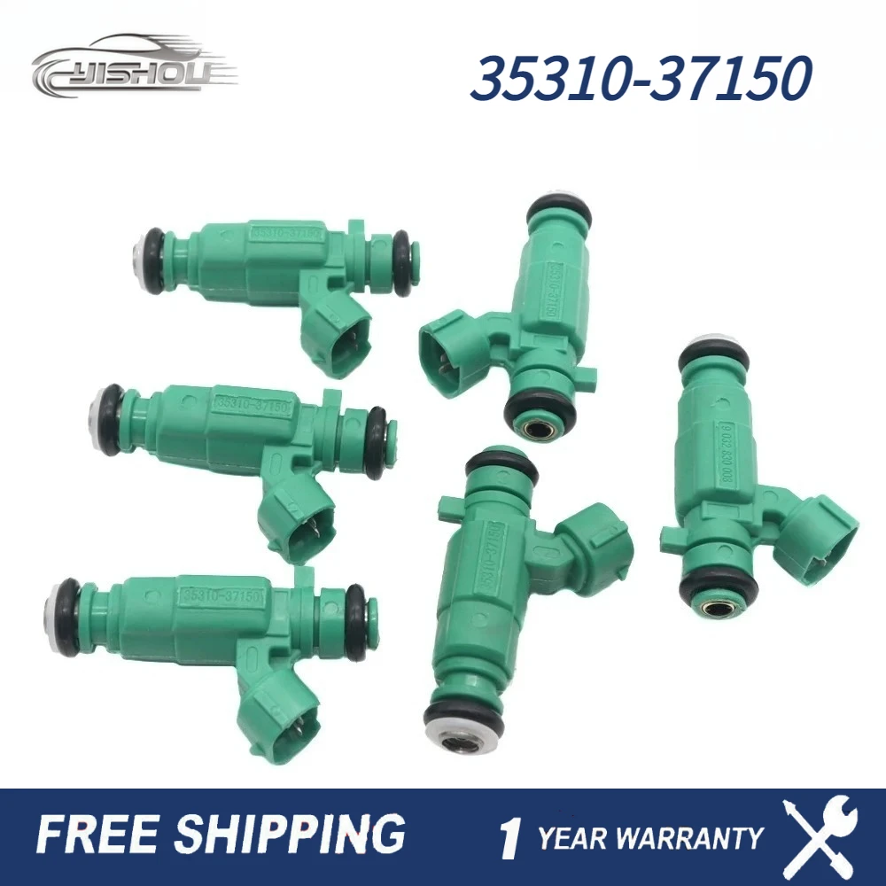 

Car Fuel Injectors Nozzle 35310-37150 for Hyundai Accent Tiburon Kia Santa Fe Rio Rio5 Sportage Optima 1.6L 2.5L 2.7L 99-11