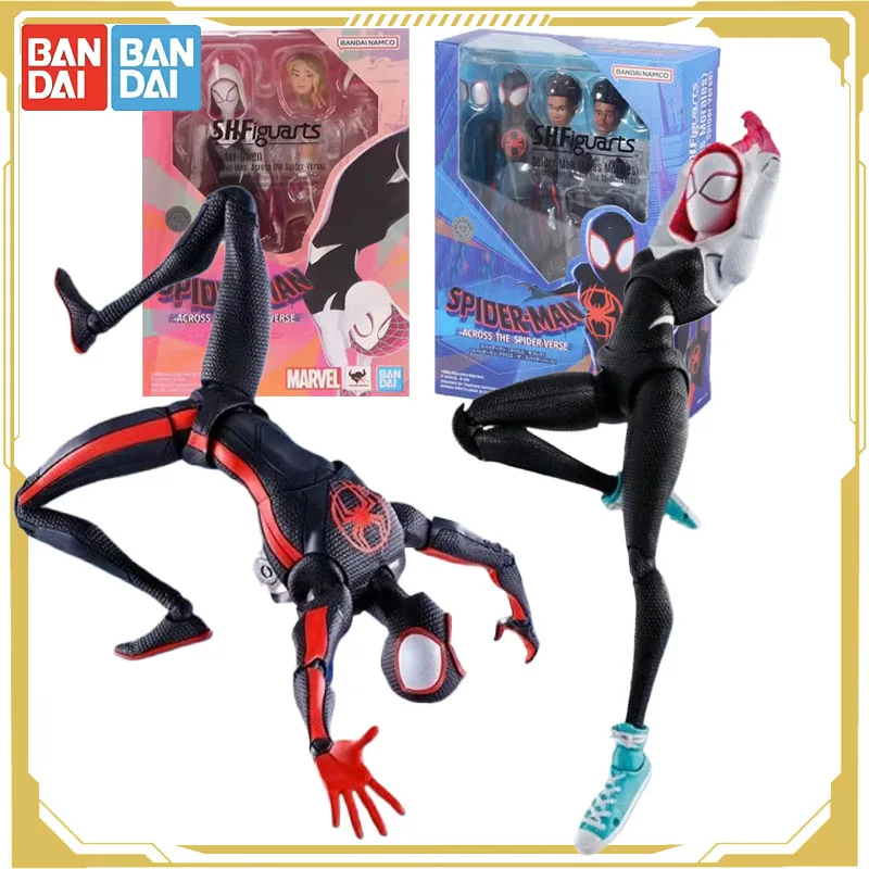 

Bandai Origianl S.H.Figuarts Marvel Spider-Man: IntoThe Spider-Verse Myers Gwen Action Figure Toys for Boys Girls Kids Gift