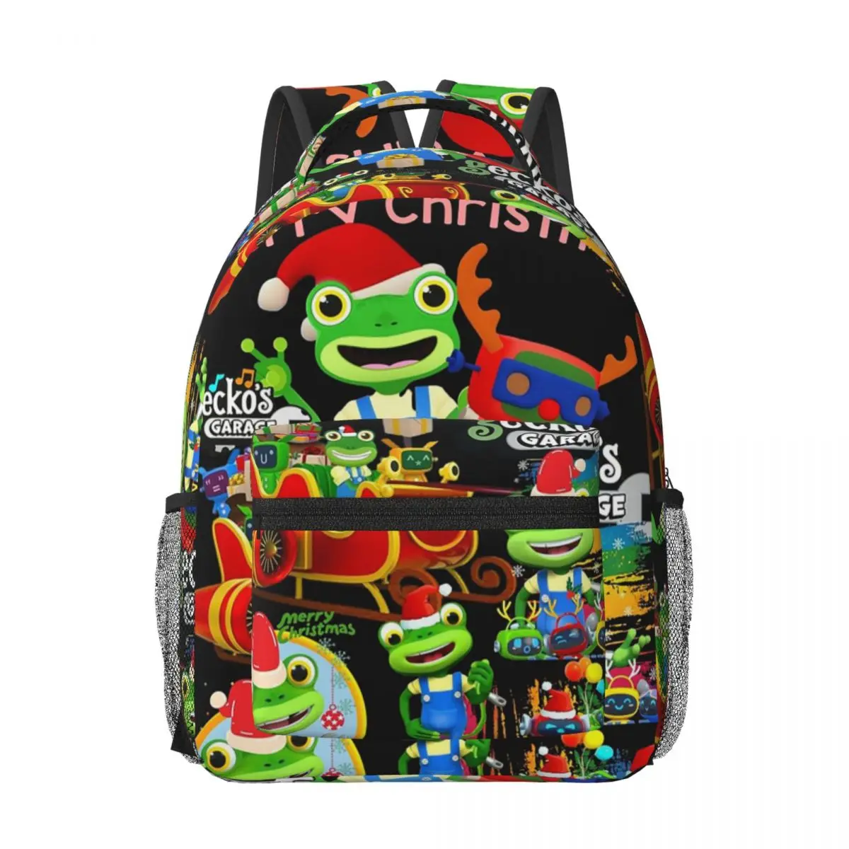 Geckos Garage Woman Backpacks Boys Girls Bookbag Waterproof Children School Bags Portability Travel Rucksack Shoulder Bag