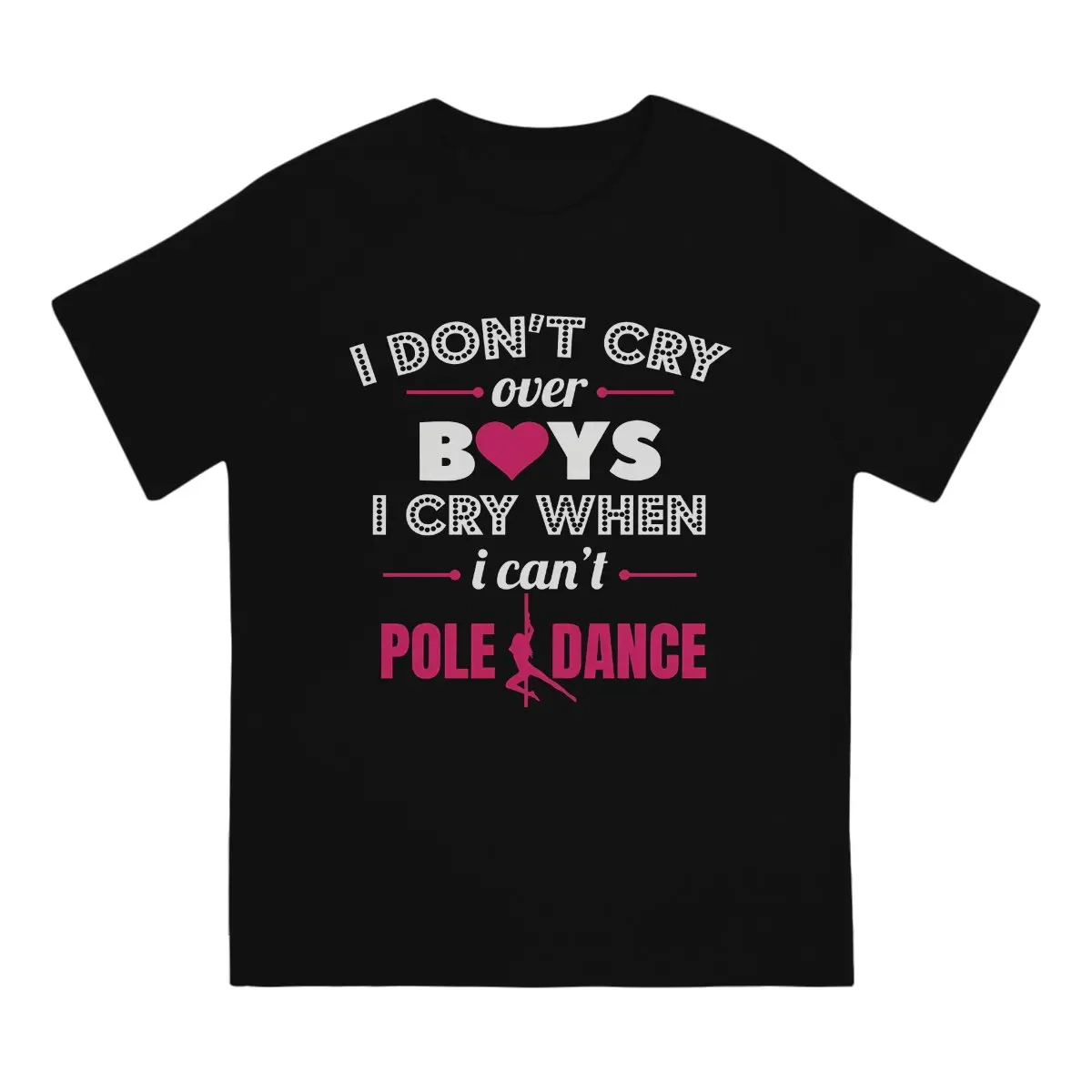 When I Dance TShirt for Men Pole Humor Casual Tee T Shirt Novelty Trendy Loose