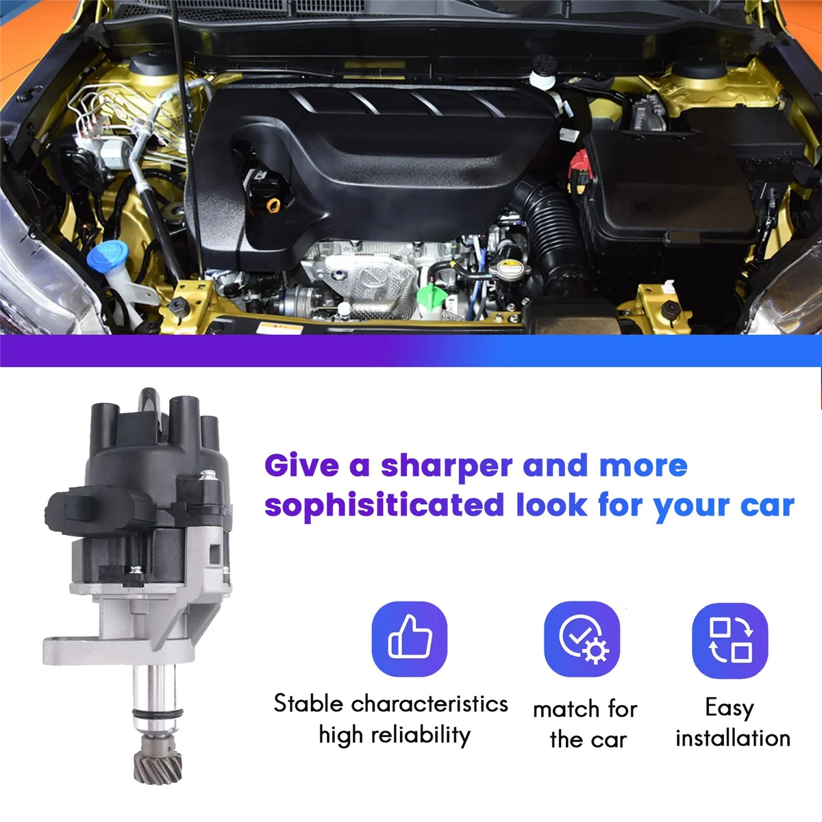 

Ignition Distributor33100-70E00 Ignition Distributor for Escudo Vitara X-90 G16A