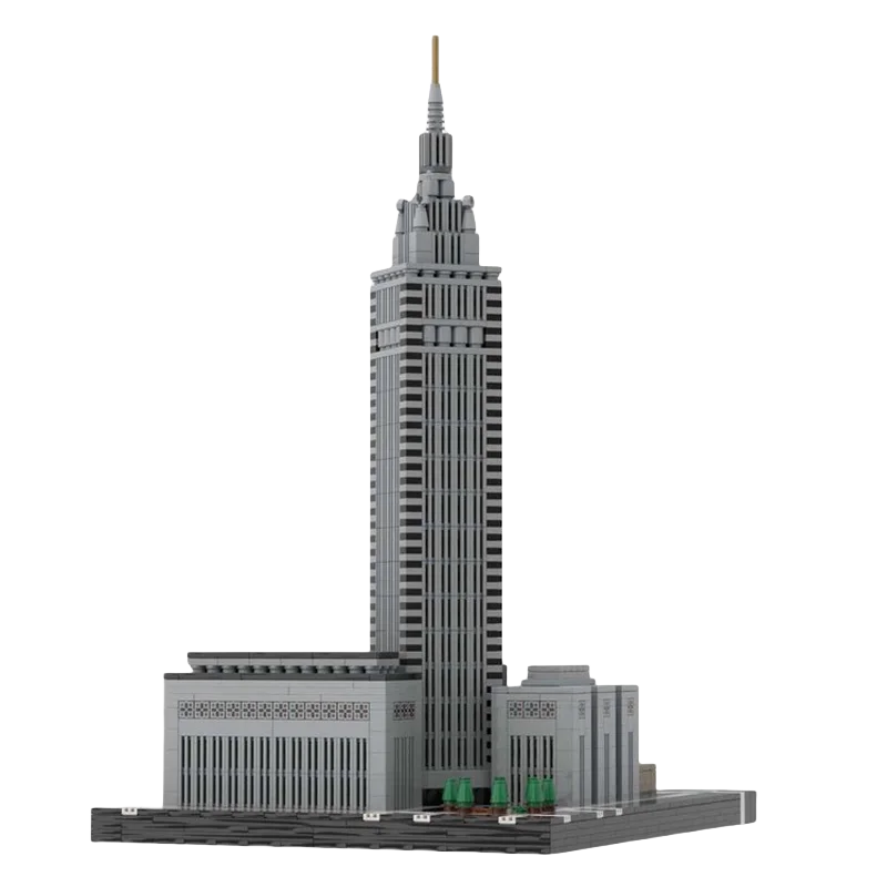 MOC ビルディングブロックおもちゃ超高層ビルシリーズモデル 1906 個クリエイティブホリデーギフト