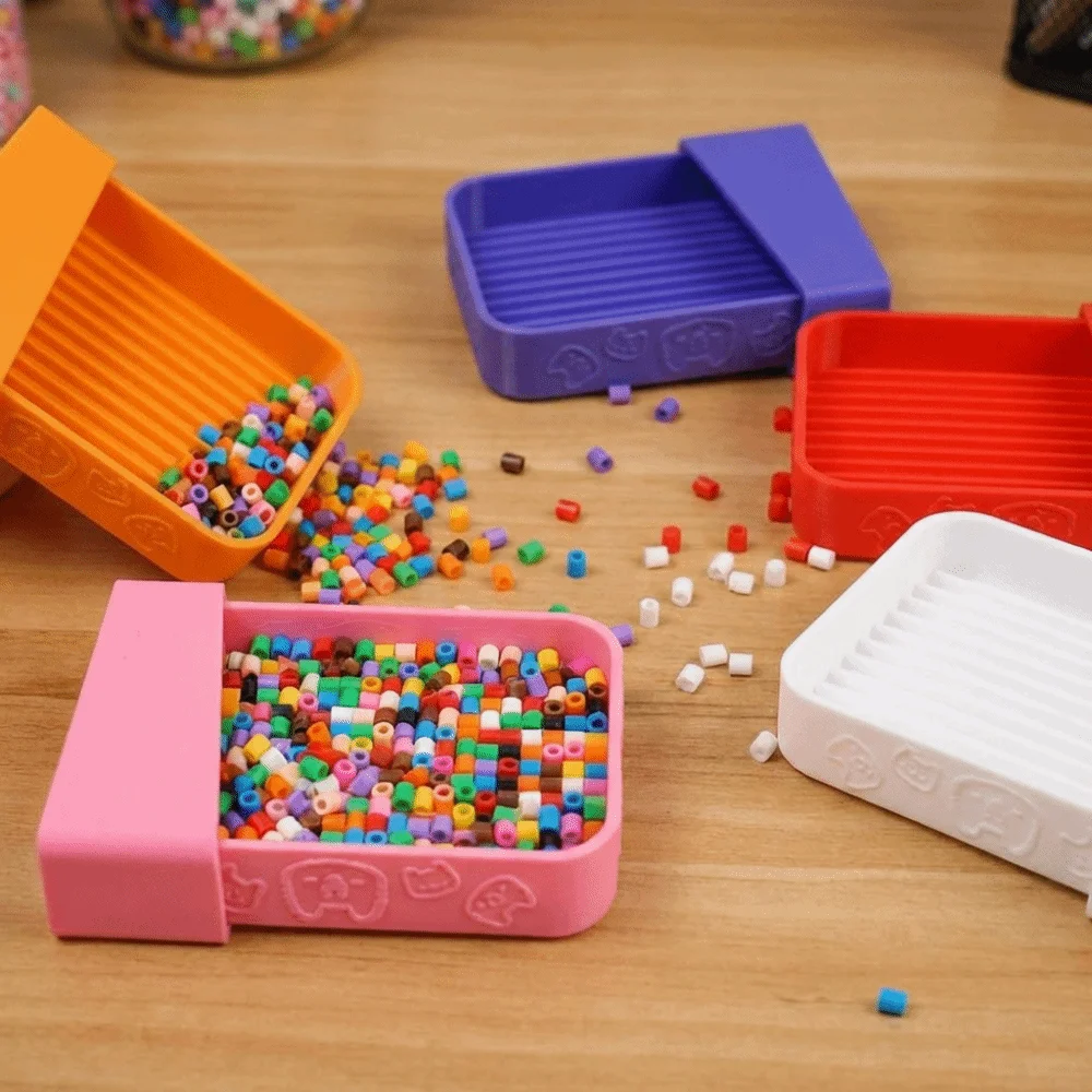 3D Printing Fuse Beads Picking Tray 2.6mm Efficient Fuse Beads Aligner Tray Save Time Handheld Melt Bead Storage Box
