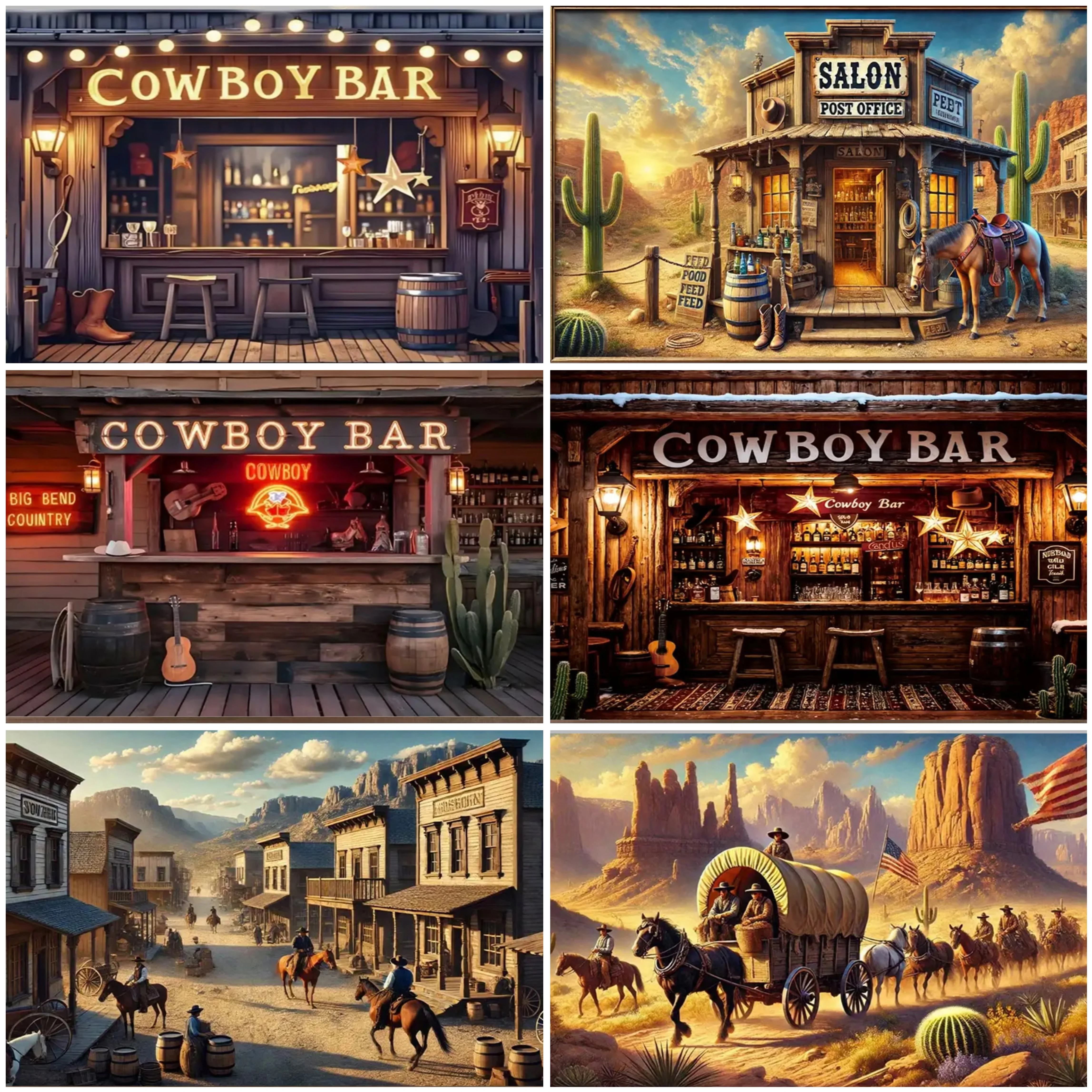 

Vintage Western Cowboy Style Town Theme Party Decorations Backdrop Cow Boy Bar Birthday Party Supplies Decoration Banner