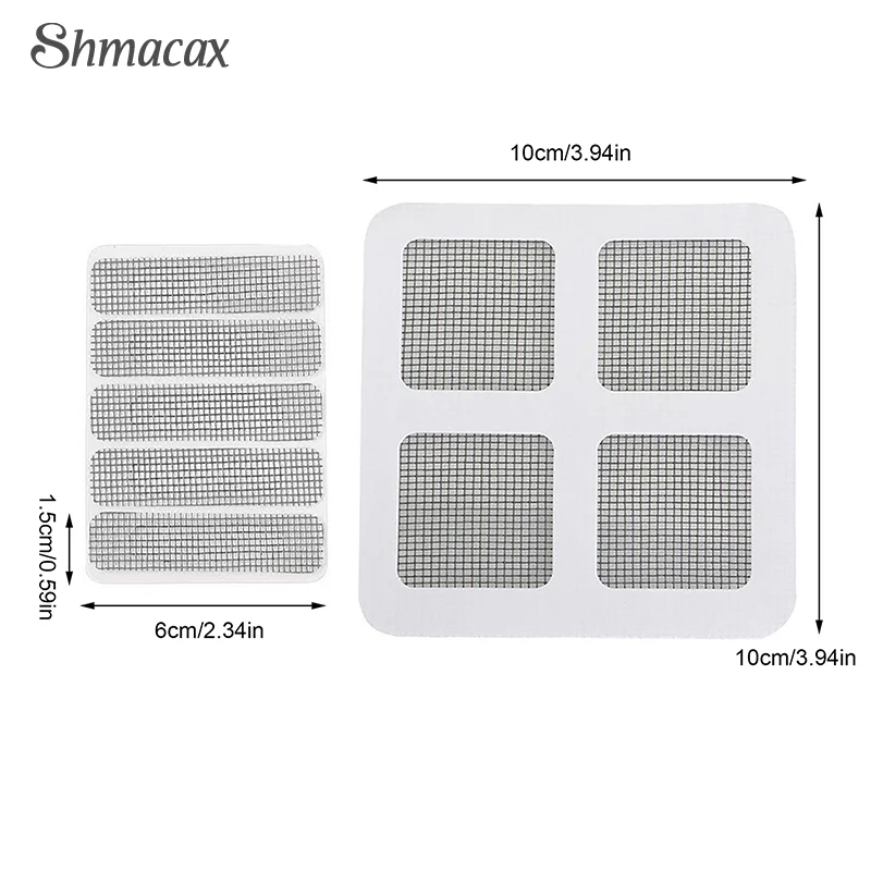 1/10Pcs Anti Fly Mosquito Net Window Screen Mesh Adhesive Mosquito Insect Flying Bug Net Curtains For Kitchen Window Protector