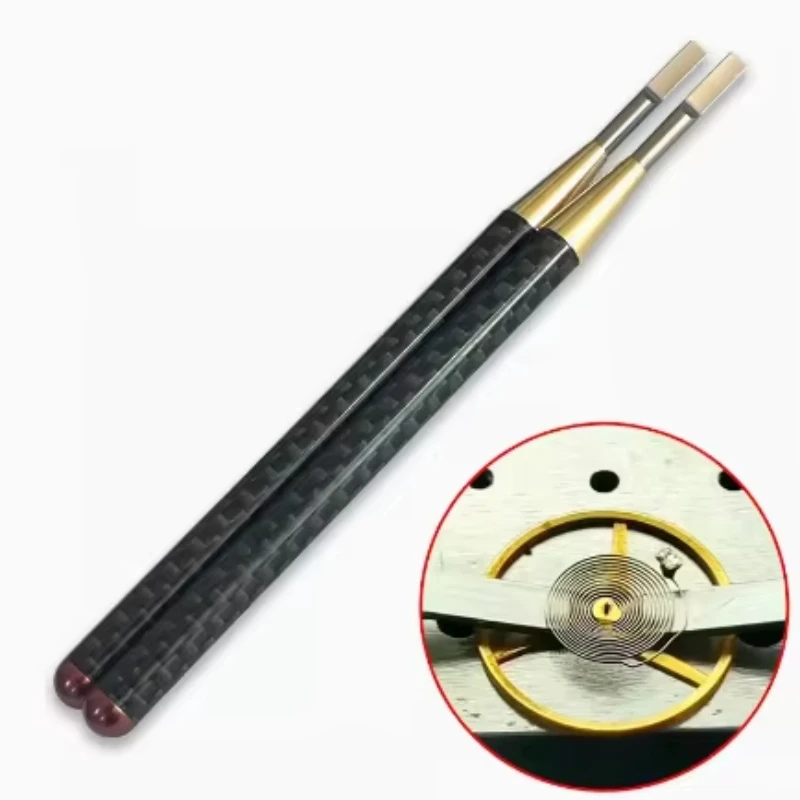 

A watchmaker's tool for disassembling watch balance wheels, hairsprings, watch parts, maintenance, and accessories