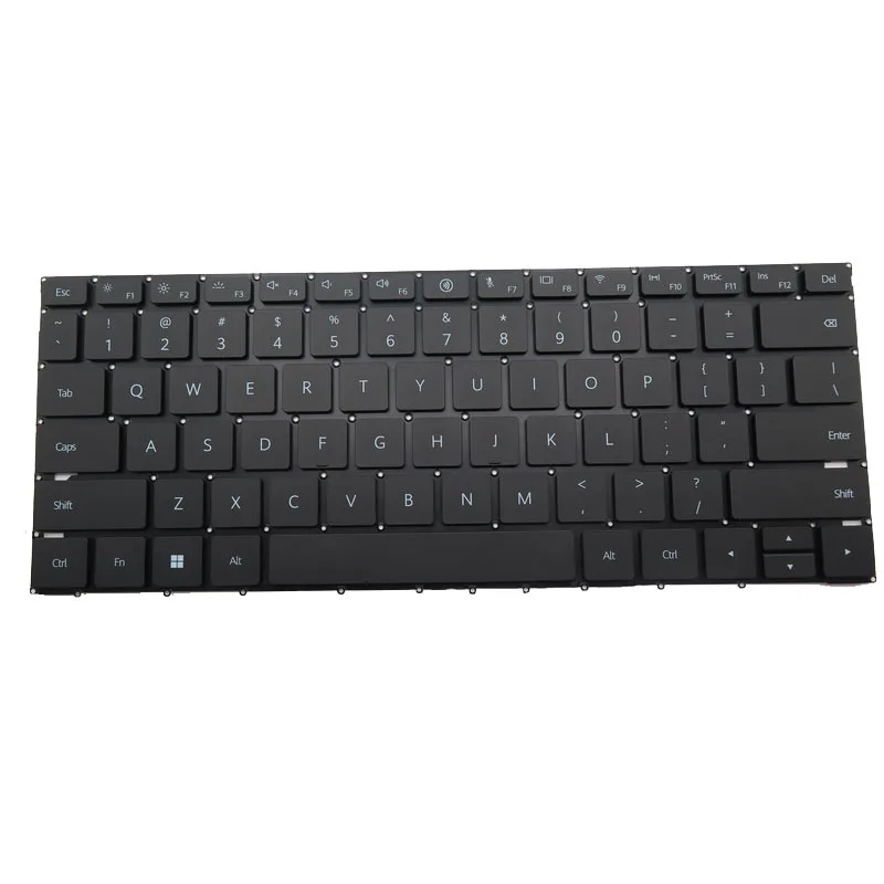 

Laptop Keyboard For HUAWEI MateBook 13s EMD-W76 EMD-W56 Without Frame New Black United States US With Backlit