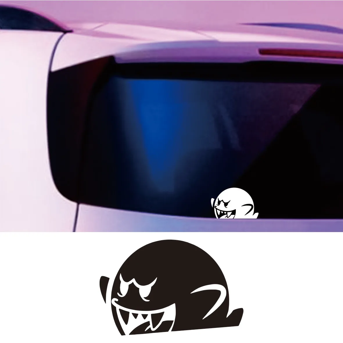 

Cute Anime Car Decals BOO GHOST PEEKER Vinyl Decal JDM Stickers Die Cut Vinyl Stickers for Auto Window Bumper Windshield