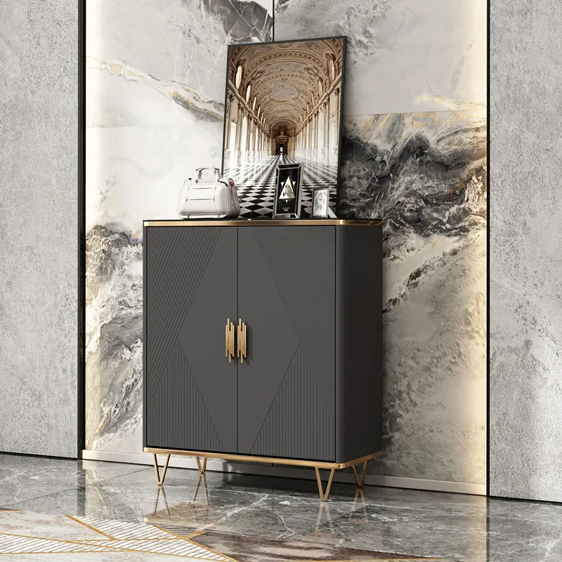 

Free Shipping Living Room Shoe Cabinets Minimalist Nordic College Balcony Shoe Rack Partition Dust Proof Schoenrek Furniture