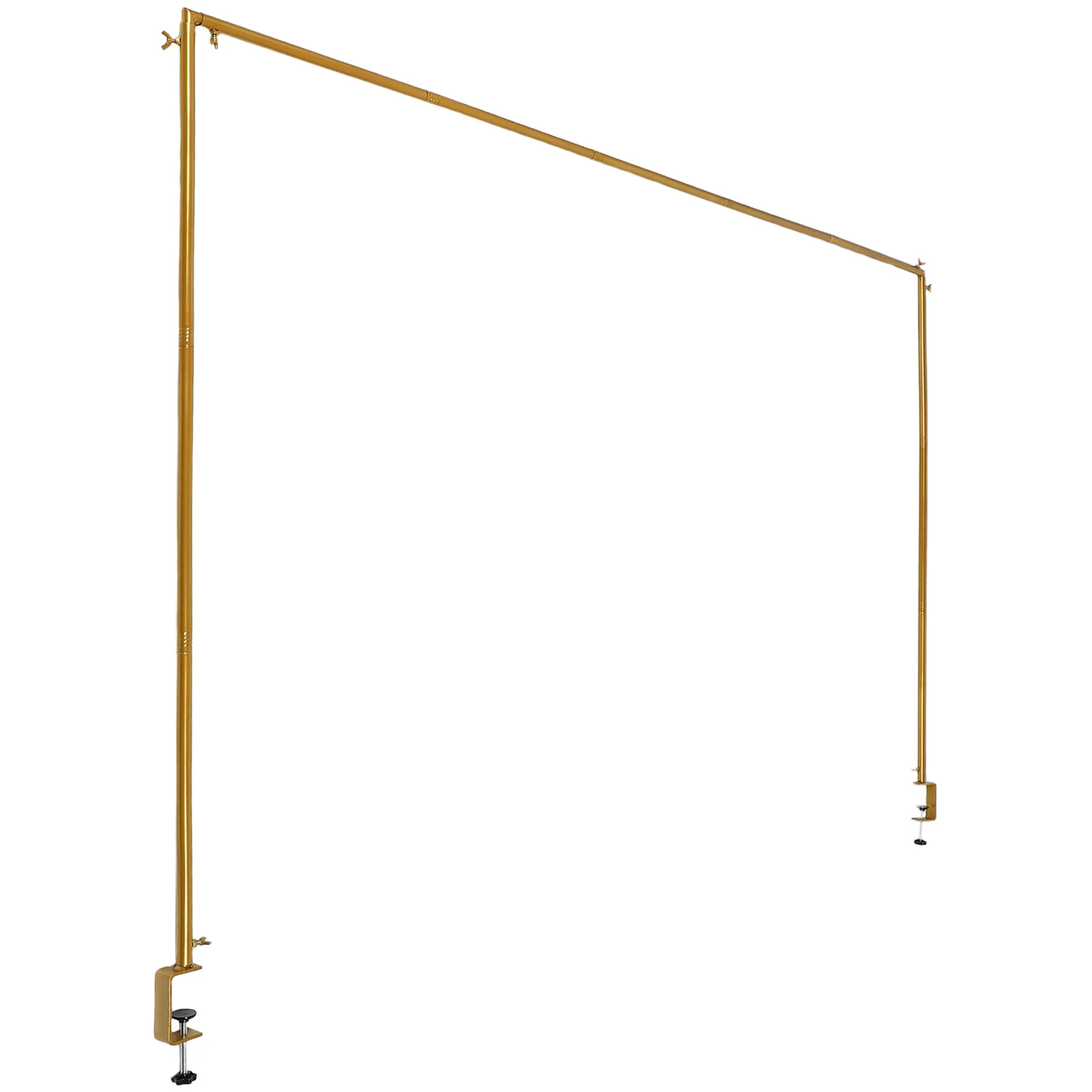 قابل للتعديل على الطاولة قضيب حامل المشابك منظم سطح المكتب إطار قوس معدني معلق مكتب تخزين الرف المشبك على منظم المكتب