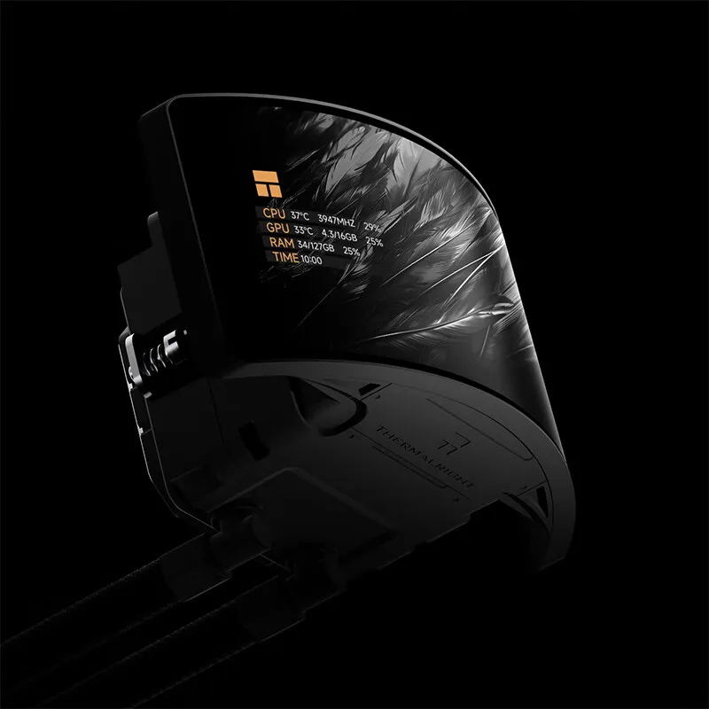 Thermalright RAINBOW VISION 360 TURBO Универсальный 360 мм Водяное охлаждение 6,67-дюймовый OLED-экран Обнаженный глаз Поддержка 3D-видения LGA1851