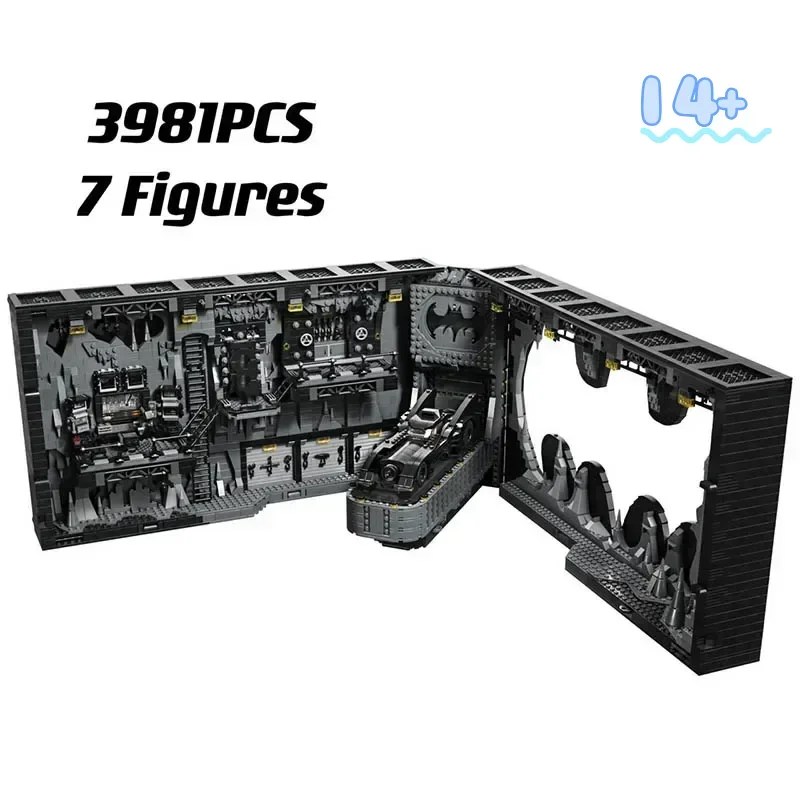 

Disney In Stock 76252 Batcave Shadow Box Building Blocks 3981 Pcs Superhero DIY Educational Toy Assembly Model Christmas Gift