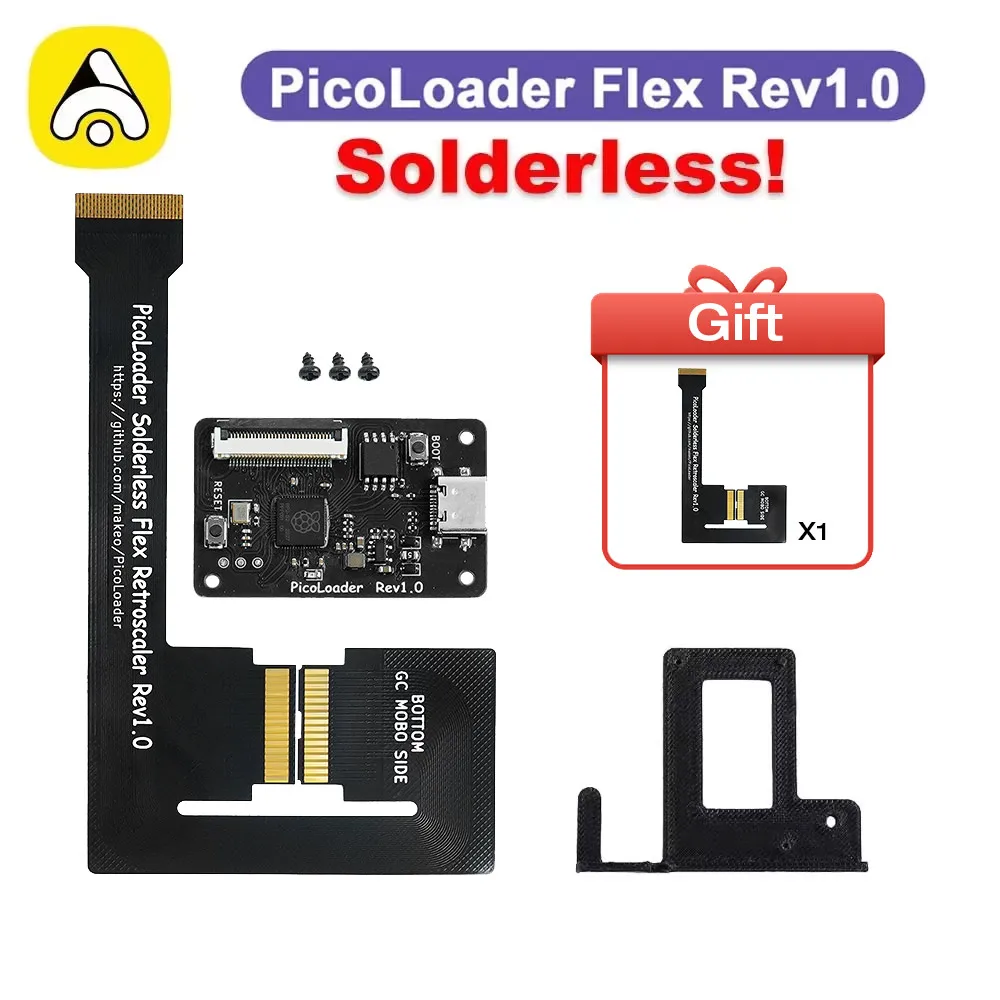 New Simple Solderless Open Source Module Based On RP2040 PicoLoader For Nintendo GameCube Support Homebrew Software Launching
