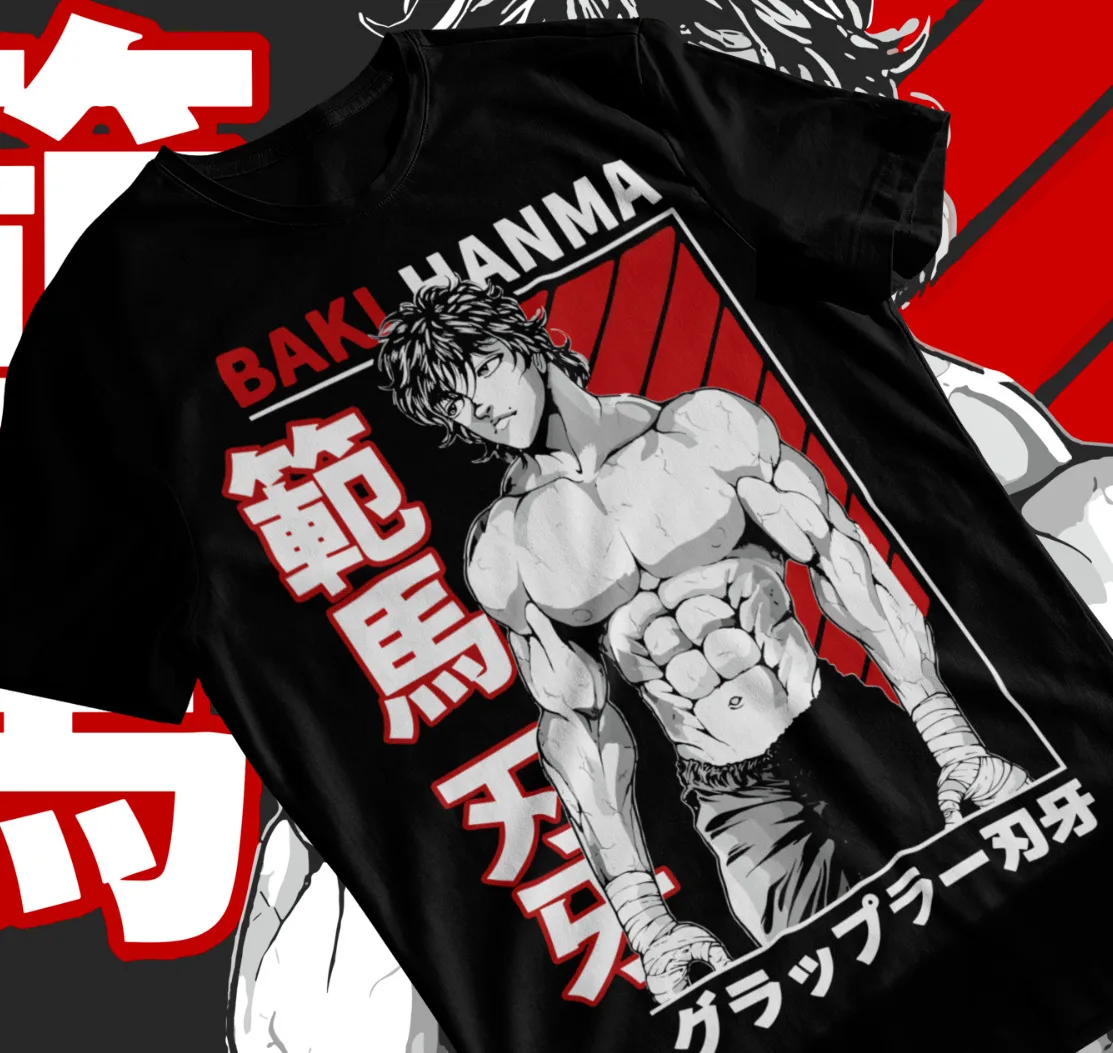 Camiseta Baki The Grappler Hanma Anime Manga Yujiro, regalo, Unisex, suave, todas las tallas