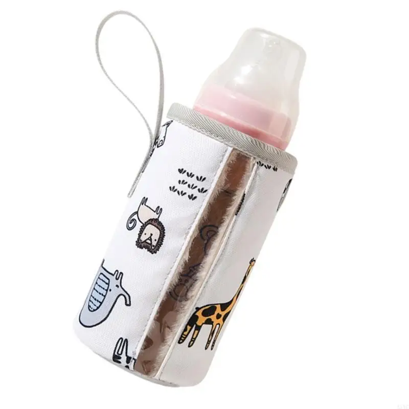 A5YC Infant Bottles Warm Keeping Cover with Lanyard Baby Bottle Sleeve Baby Feeding Bottle Warm Cover Milk Bottle Protector