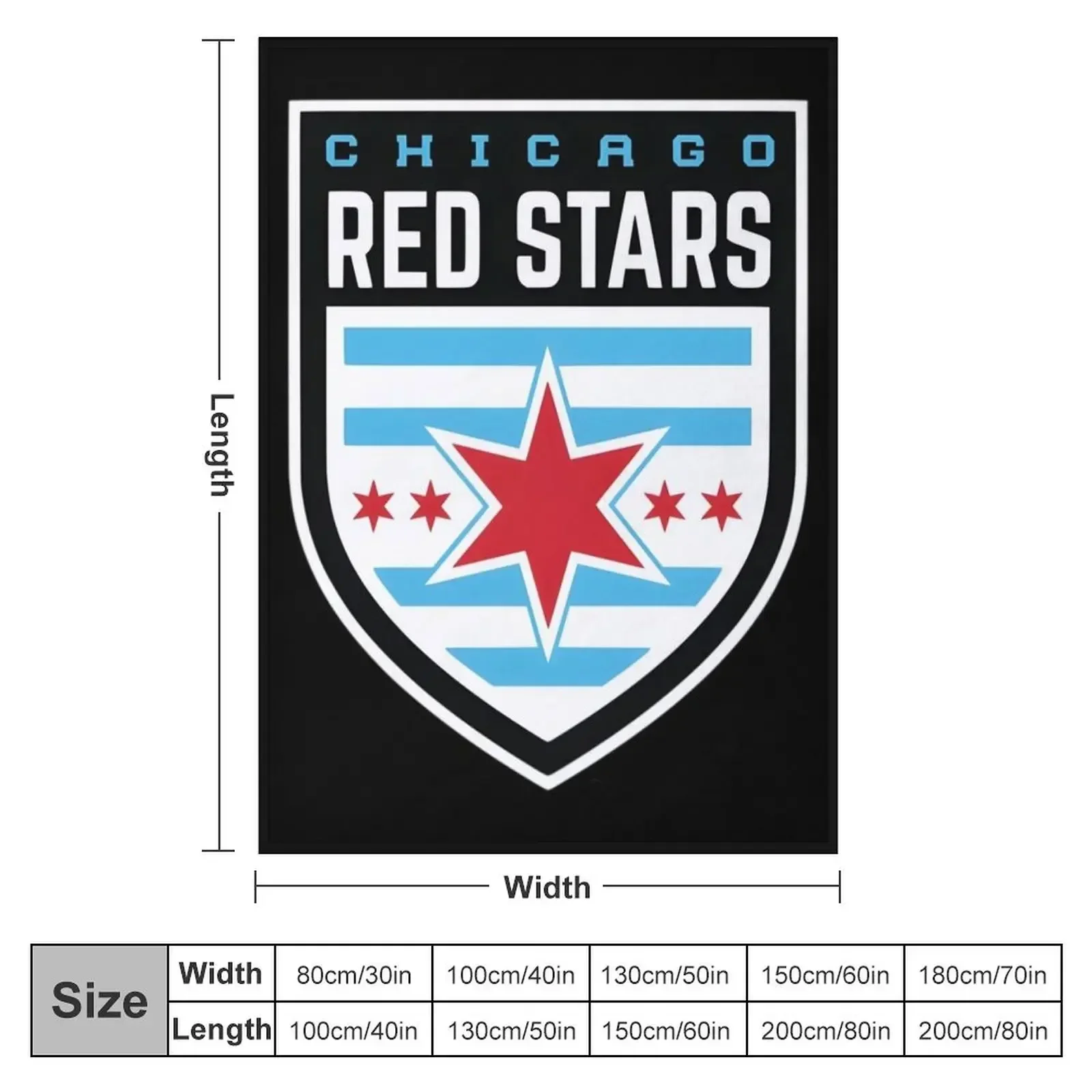 BEST SELLER - Chicago Red Stars Merchandise Essential Throw Blanket Luxury Brand Picnic Bed Fashionable warm winter Blankets