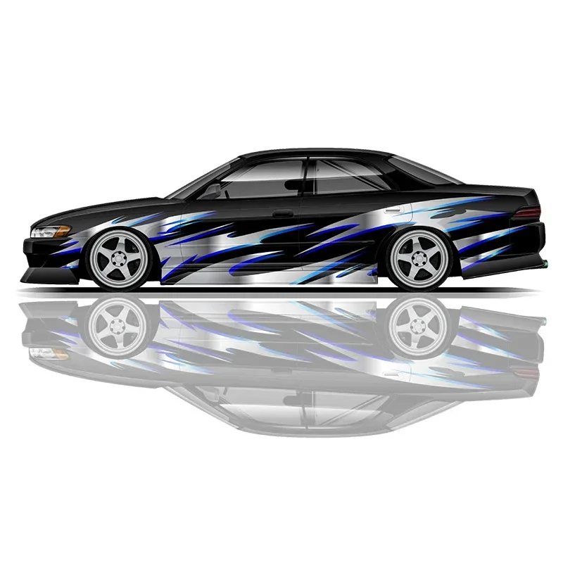 Car stickers modified racing car SUV accessories packaging decals PVC custom side graphic stickers decals