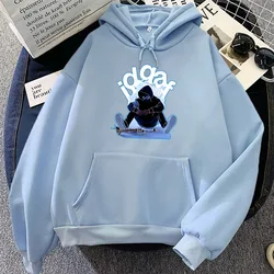 Serotonin Dreams IDGAF Hoodies BoyWithUke Singer Graphic Sweatshirts Winter Hooded Pullovers Sudaderas Men Women Hoodie Print