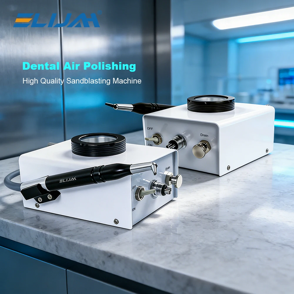 New Dental Sandblasting Machine Dental Teeth Cleaning Sandblaster Gun Air Polisher Desktop Type Dentistry Laboratory Tools