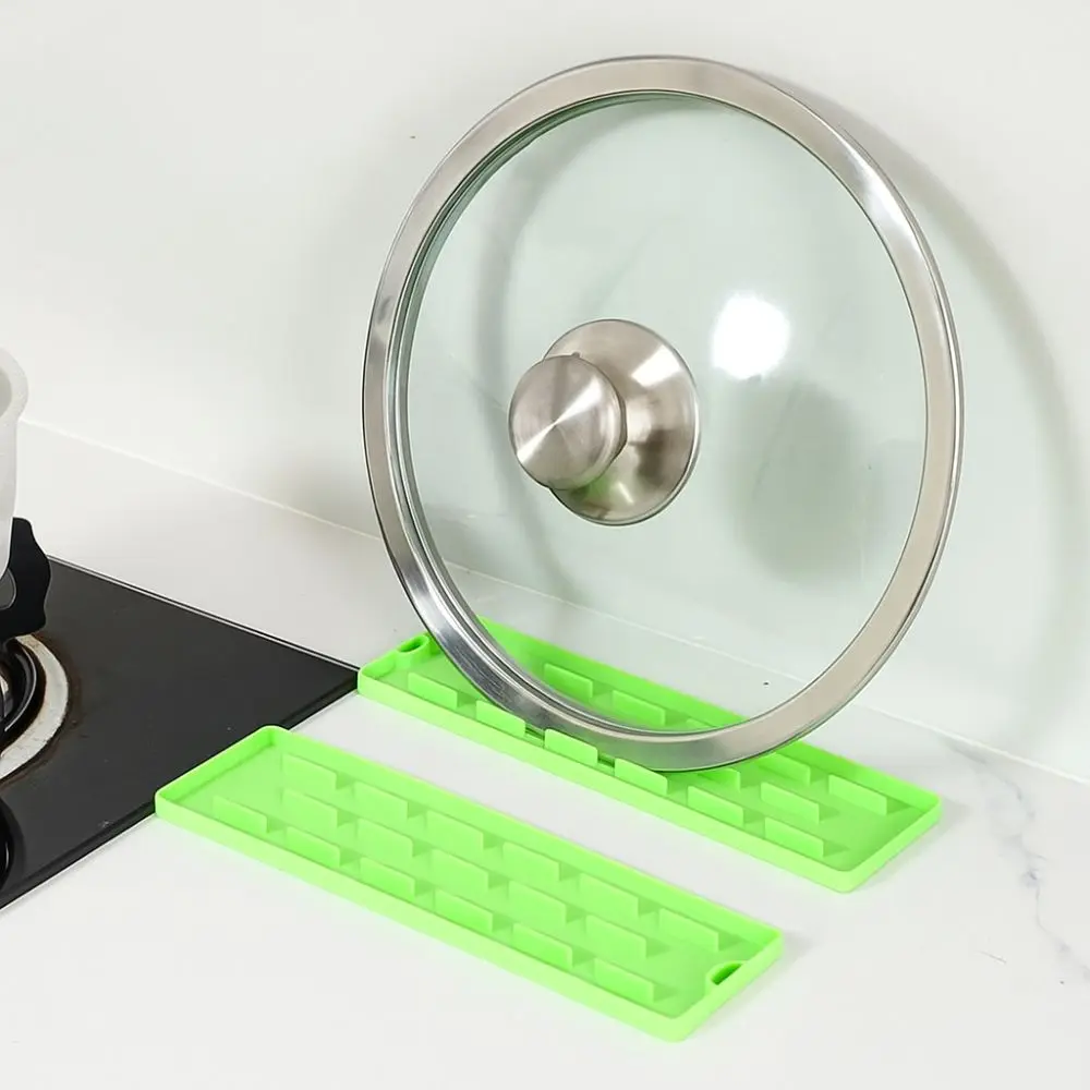 

3pcs Multi-Purpose Flexible Pot Lid Storage Mat Heat-Resistant Durable Non Slip Mat Household Draining Rack Countertop