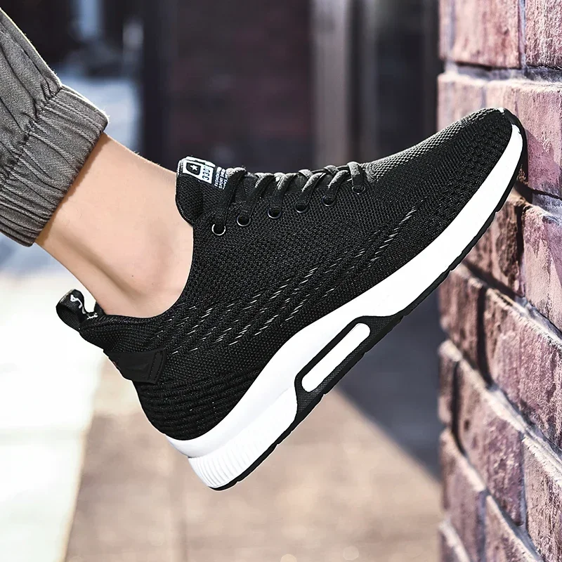 2024 Plus Size 37-46 Sneakers Men Height Increase Insoles 6cm Elevator Shoes Taller Heel Lift Zapatillas Men's Casual Shoes image 6