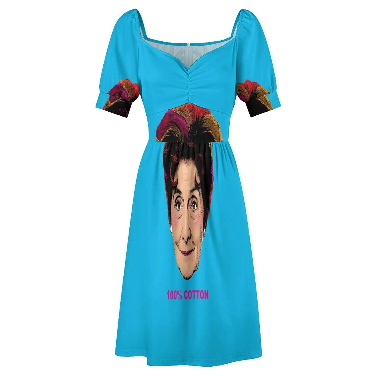 100 Baumwolle – Dot Cotton Essential T-Shirt, kurzärmeliges Kleid, Kleidung für Damen, Sommer 2025,