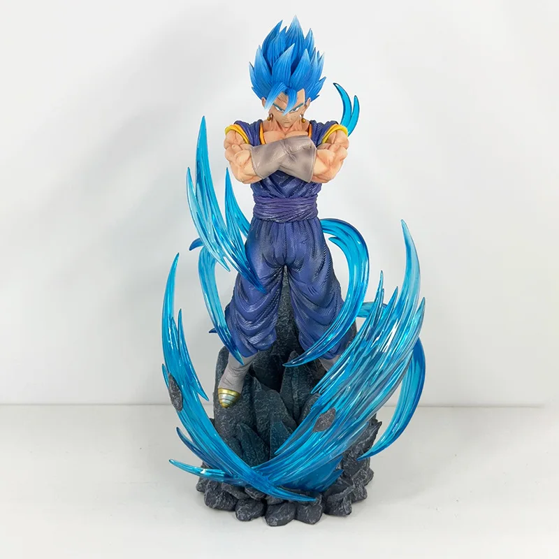 

33cm Dragon Ball Z Vegetto Super Saiyan Blue Figure Gk Model Statue Collectable Ornaments Combat Action Figurine Boy Toy Gifts