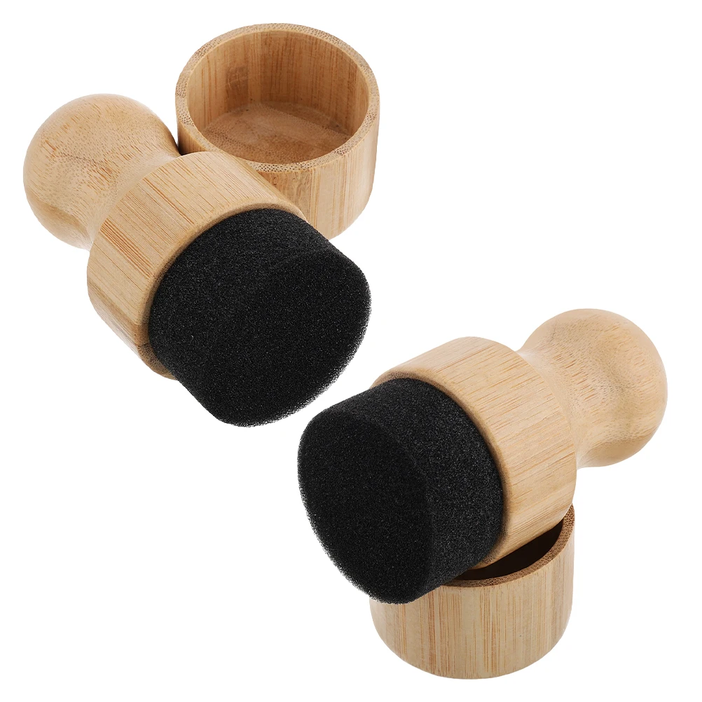 

2 Sets Cutting Boards Oil Wax Applicator and Cream Countertop Oiling Accessory Desktop Butcher Block Applicators Work