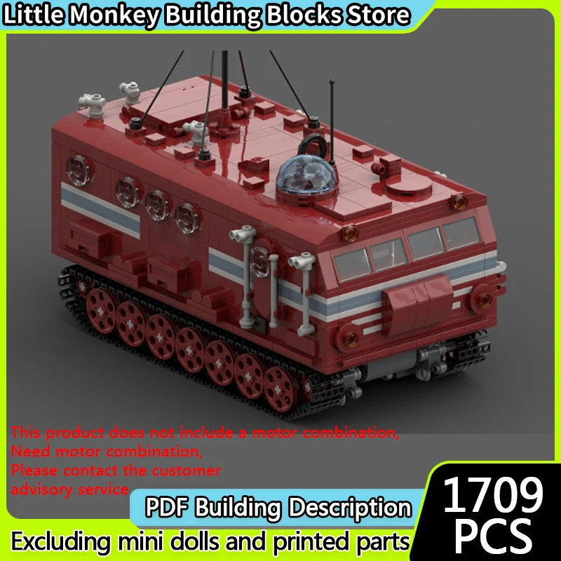 

Конструктор City Car Model MOC: Приключенческий гусеничный транспорт, модульная технология, детские праздничные подарки, игрушки для сборки