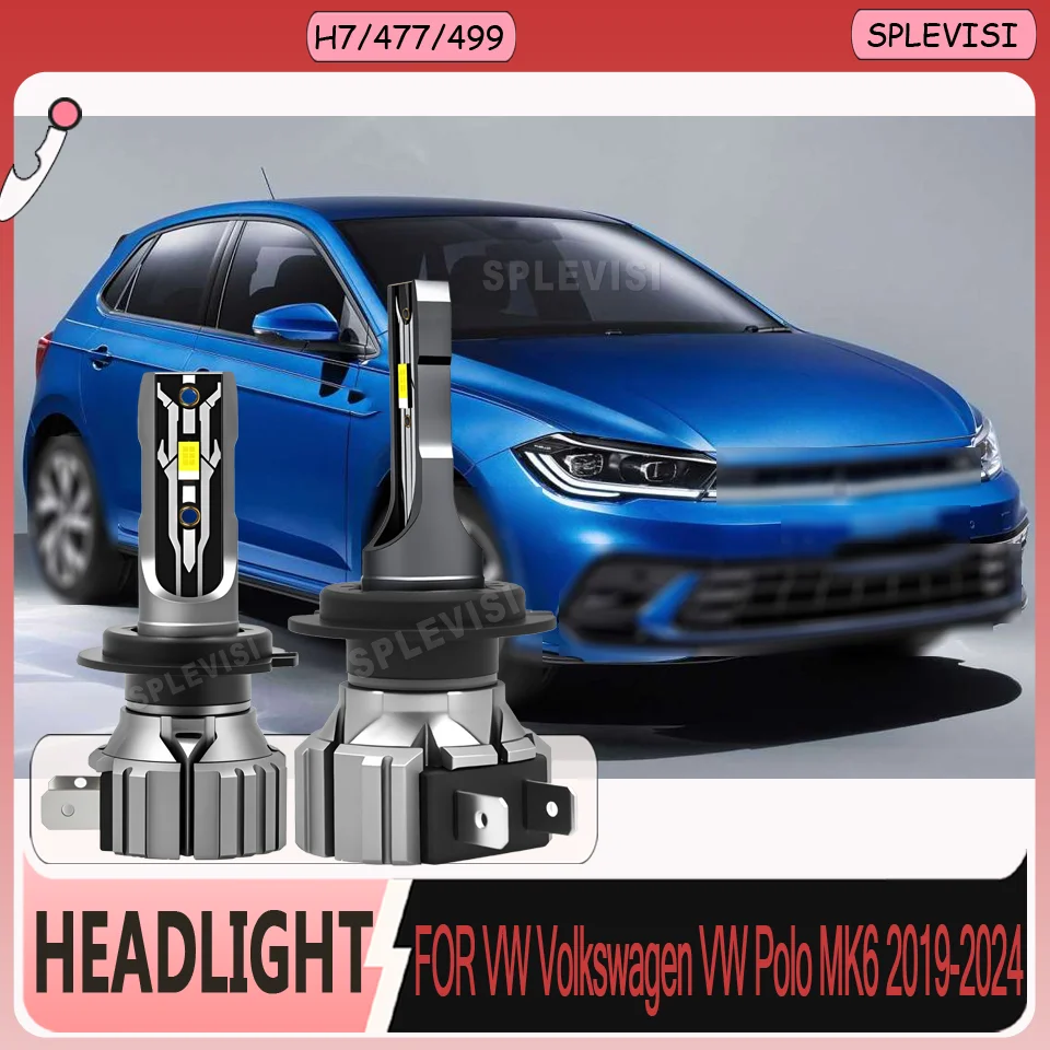Faster Response High-Power Stable Light Output waterproof Headlight For VW Volkswagen VW Polo MK6 2019 2020 2021 2022 2023 2024
