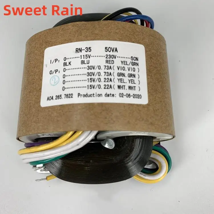 

R-type power transformer 50W Double30V+ Double 15V power transformer R cattle audio special cattle R-Core 30Vx2 + 15Vx2