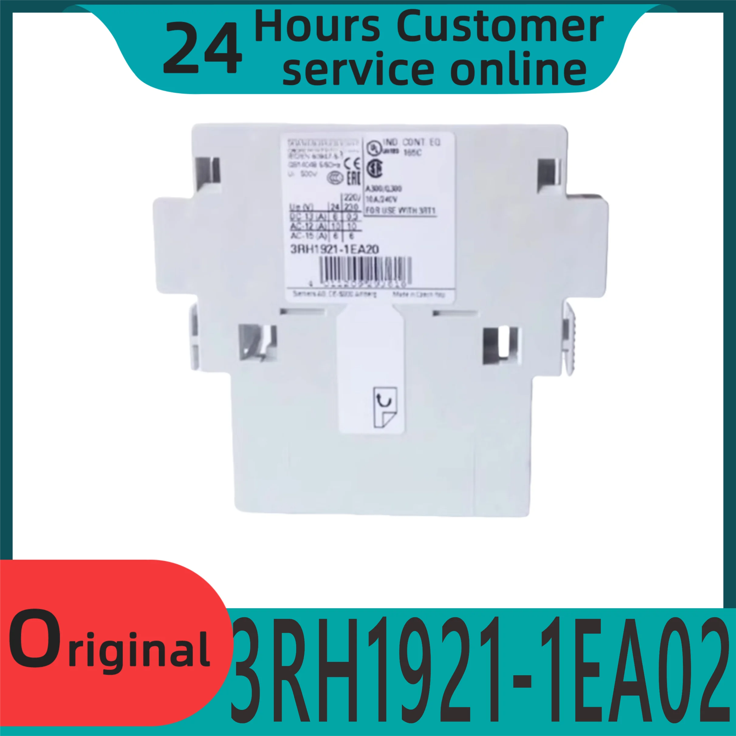 

New original auxiliary contact 3RH1921-1EA02 2N0 1EA20 2NC 1N0+1NC