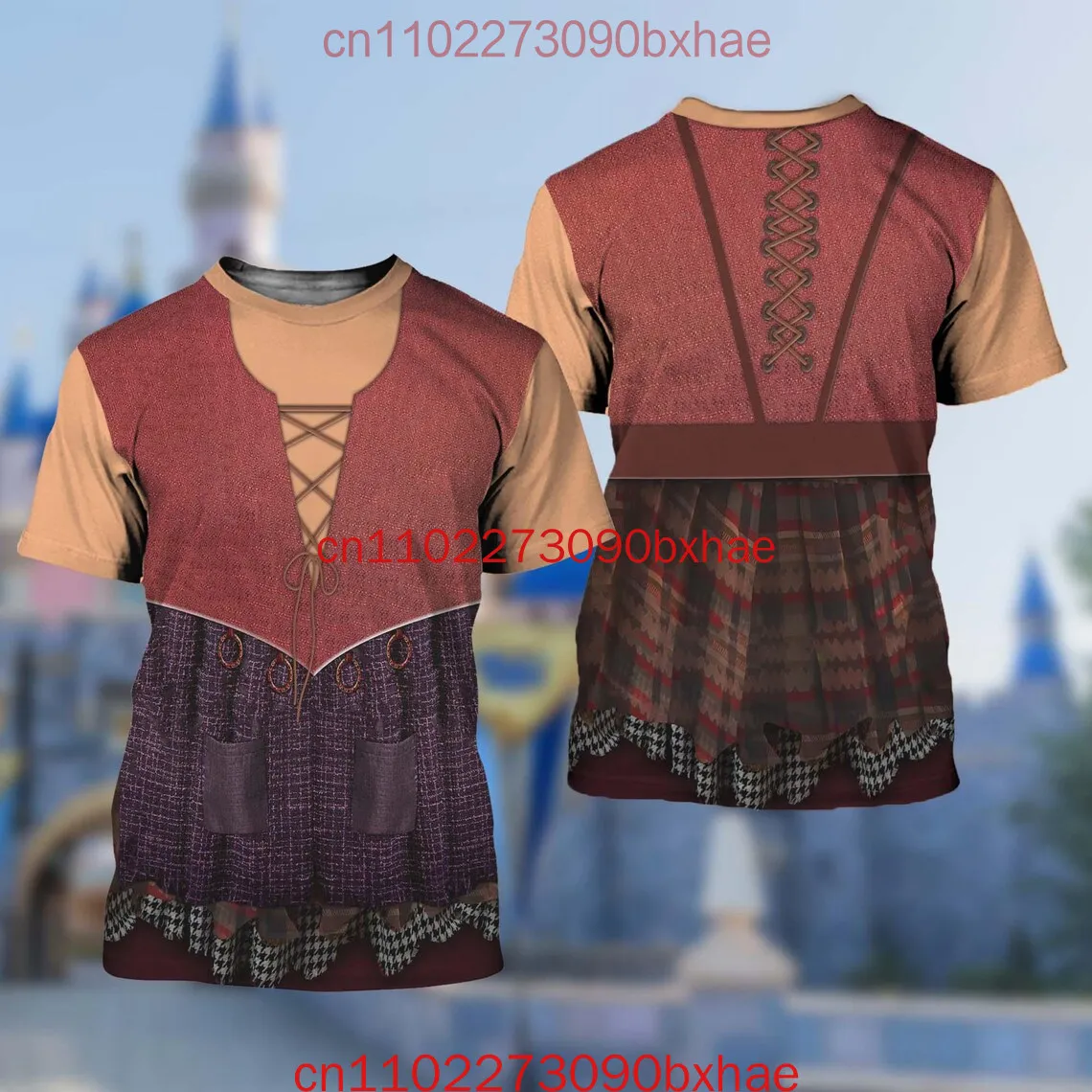

2026 New Disney Hocus Pocus T-Shirt 3D Printed Cosplay Clothing Street Fashion Men's Round Neck Short Sleeve T-Shirt