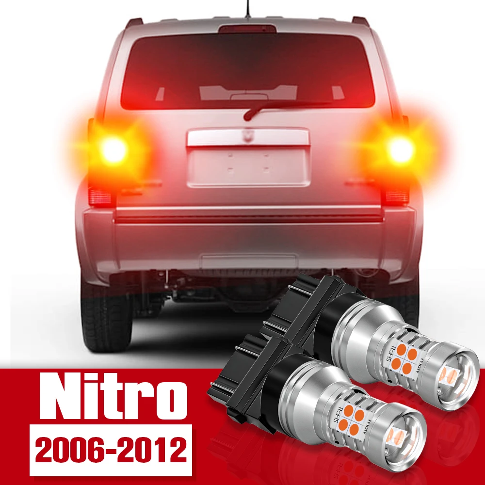 2 шт. светодиодные аксессуары, лампа стоп-сигнала для Dodge Nitro 2006 2007 2008 2009 2010 2011 2012