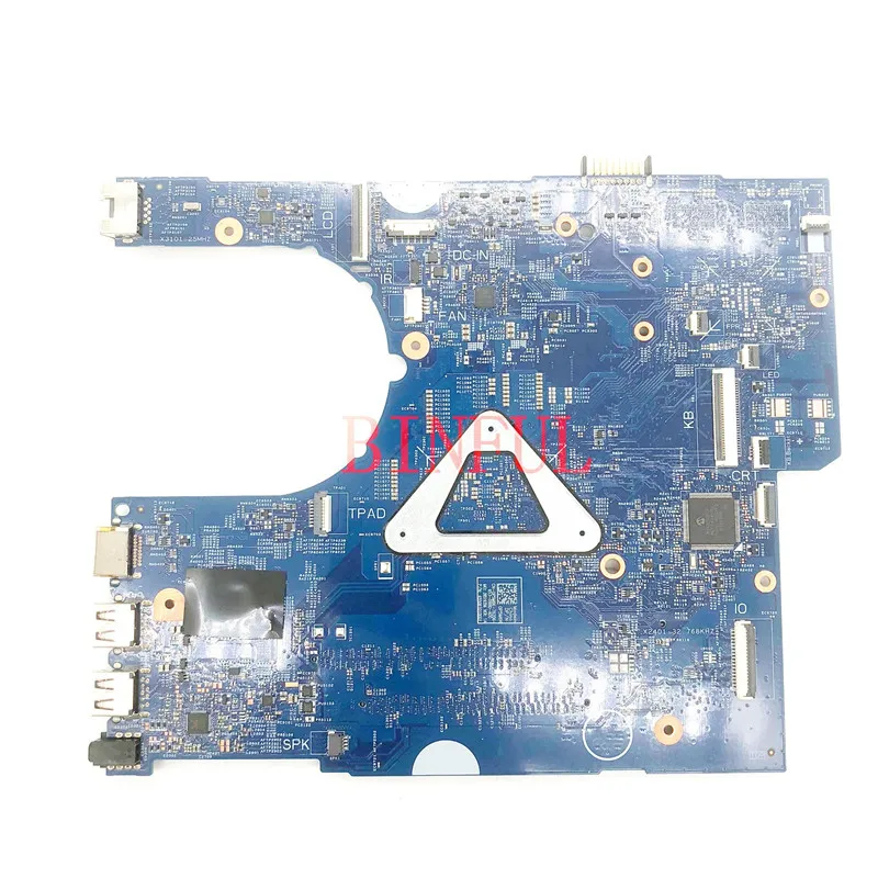 CN-0P5M6K 0P5M6K P5M6K Laptop Motherboard For DELL Latitude 3470 3570 14291-1 PWB:51VP4 With SR2EU I3-6100U CPU 100% Full Tested