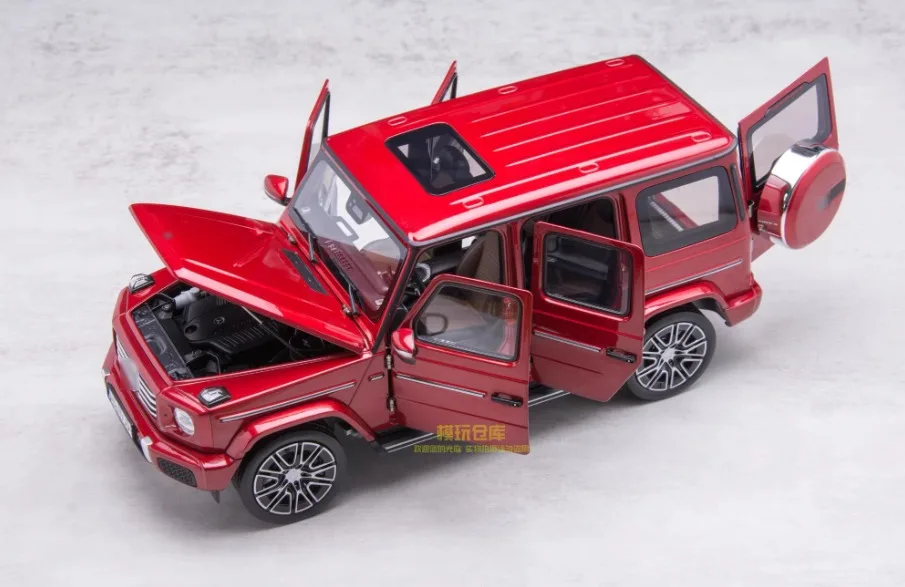 Norev 1/18 g500 2024 suv g classe liga diecast modelo carro vermelho/marrom meninos presentes de aniversário hobby exibição coleção ornamentos preto