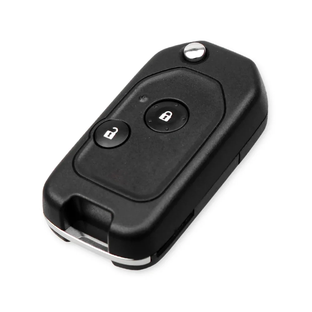 Dandkey Modified Car Key 2/3/4 Buttons Flip Remote Key Shell Cover For Honda Odyssey Rigeline Accord CRV Pilot Civic Uncut Case