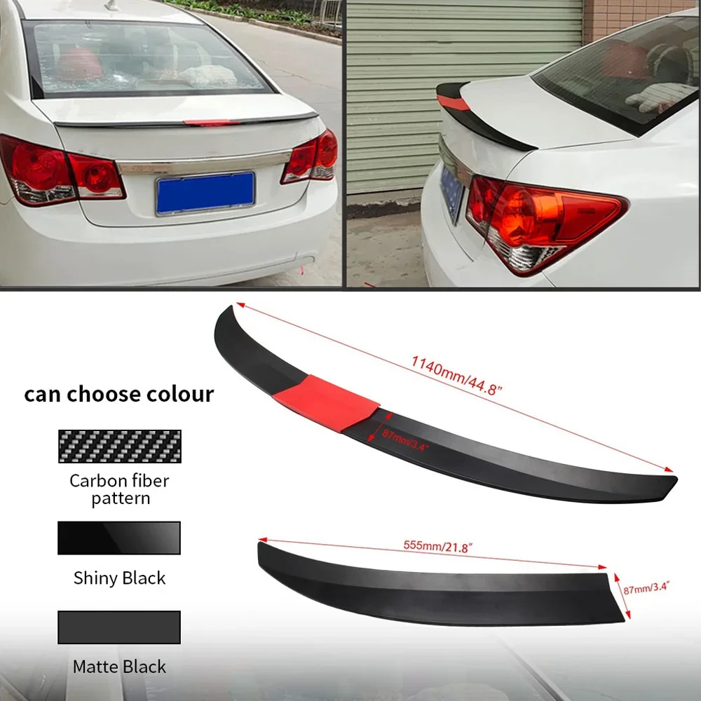 Trunk Wing Diy Refit Poiler Wing Racing Trunk Spoiler Sticker Car Universal Roof Spoiler Tail