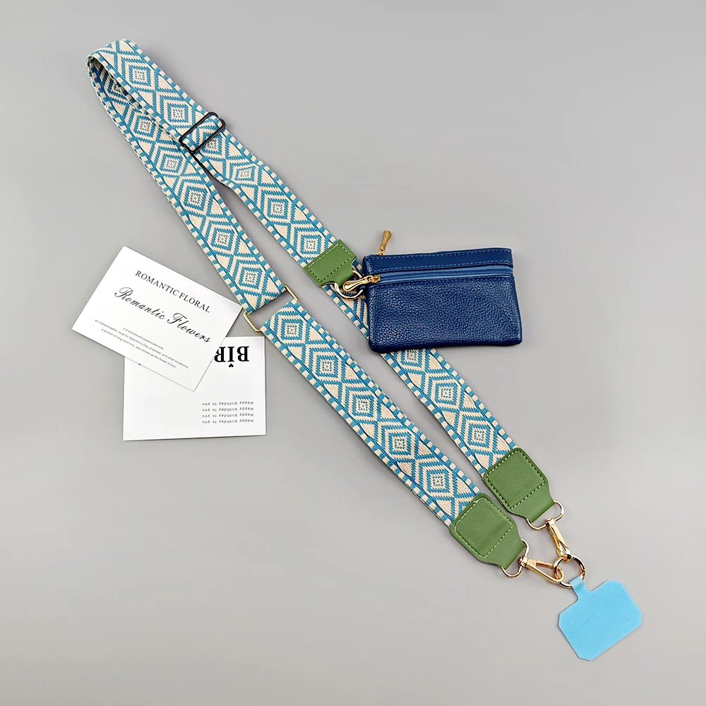Adjustable 2-in-1 Mobile Phone Lanyard Strap, Gift