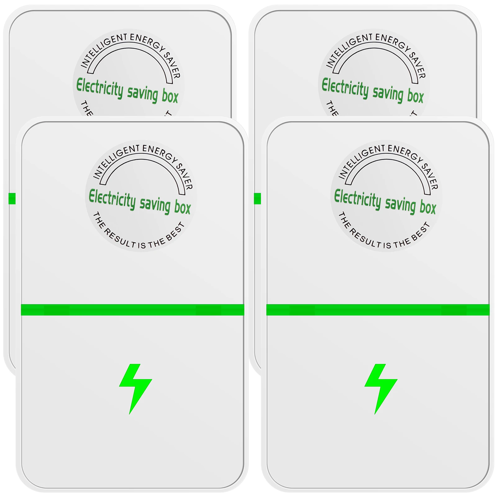 2/4Pcs Power Saver Portable Electricity US Energy Saver Smart Saving Box Safe Household Plug 90V-250V for Office Kitchen Accesso