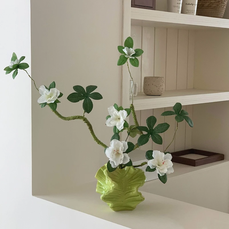 LTT ceramic vase living room simulated flower decoration high-end light luxury home furnishings