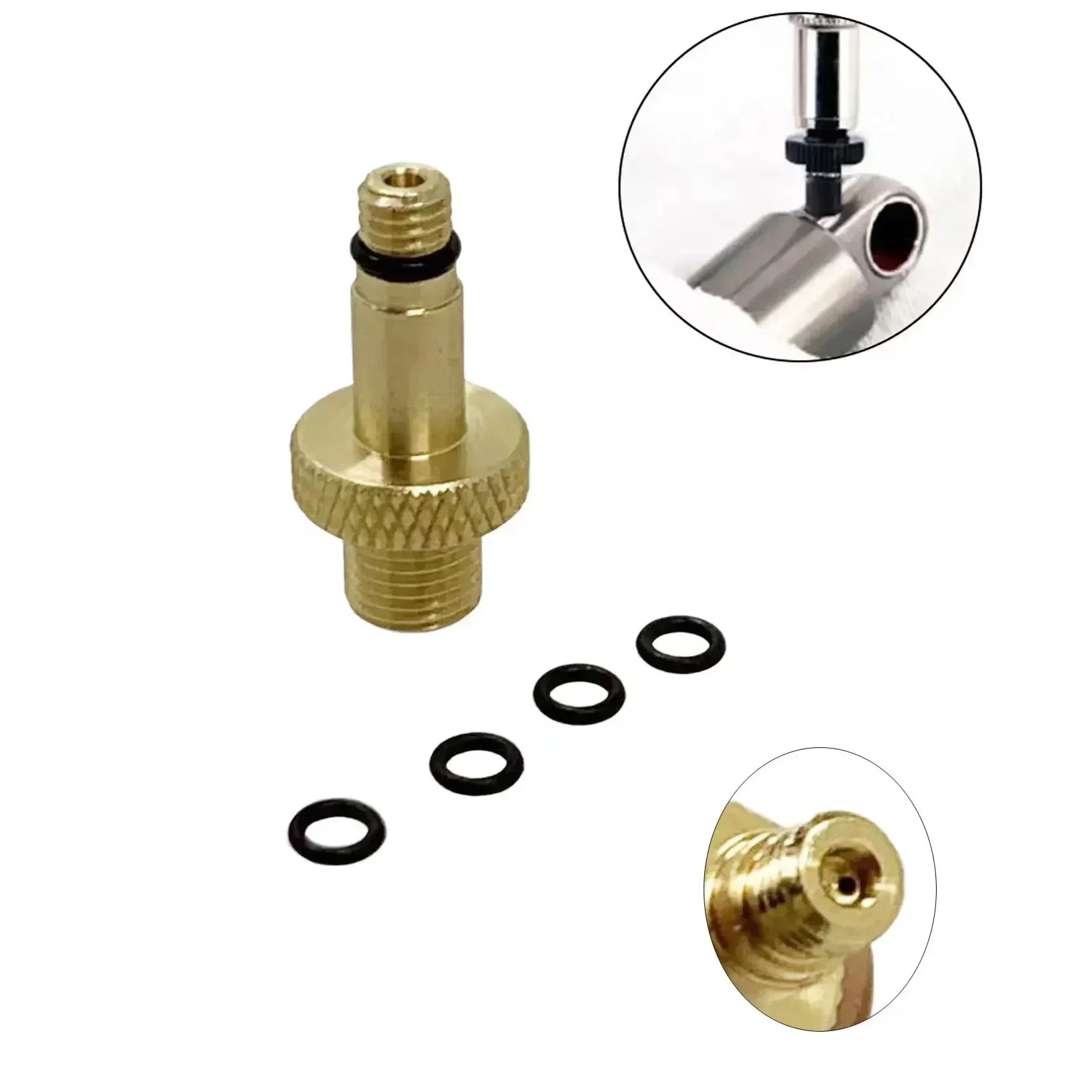 Válvula de ar comp bicicleta válvula traseira adaptador de válvula traseira ouro colorido bicicletas ferramenta adaptador de choque traseiro para rockshox monarch ferramentas