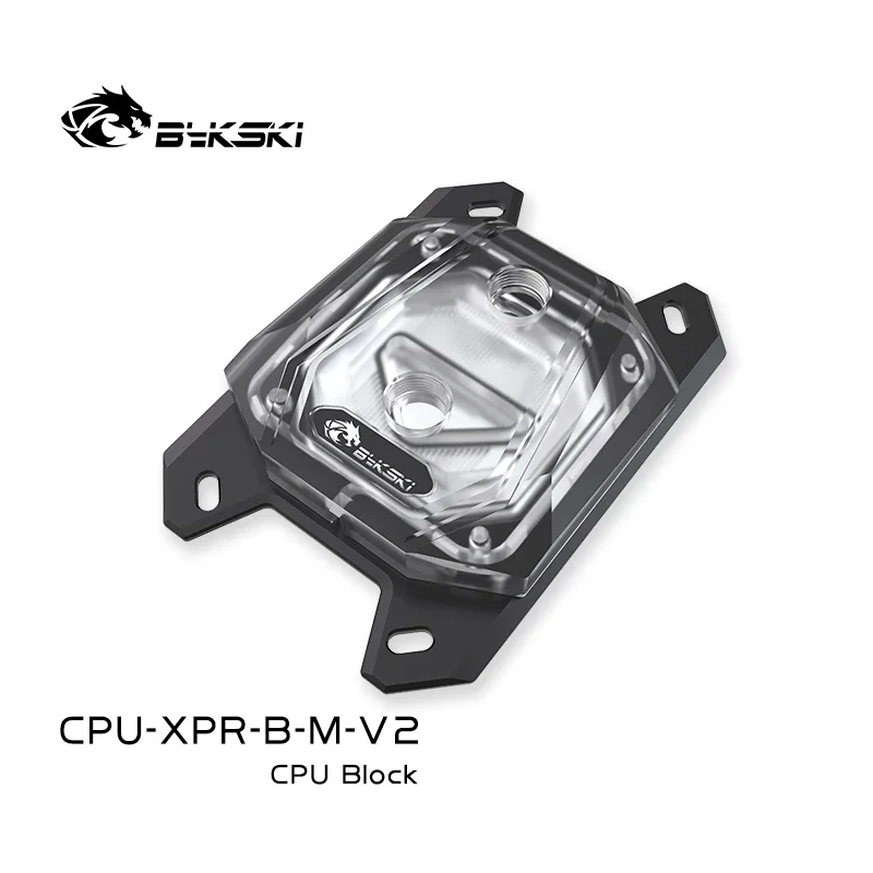 Bykski – bloc d'eau de refroidissement CPU, pour AMD RYZEN 3000 RYZEN 3 / 5 / 7 AM3/AM3 +/AM4 X470 X570, prise de carte mère/CPU-XPR-B-M-V2