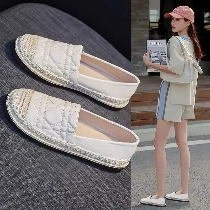 Light Slip On Ladies Footwear Round Toe Women's Shoes 2024 New 39 Offer Designer Luxury A Y2k Fashion In Comfortable and Elegant