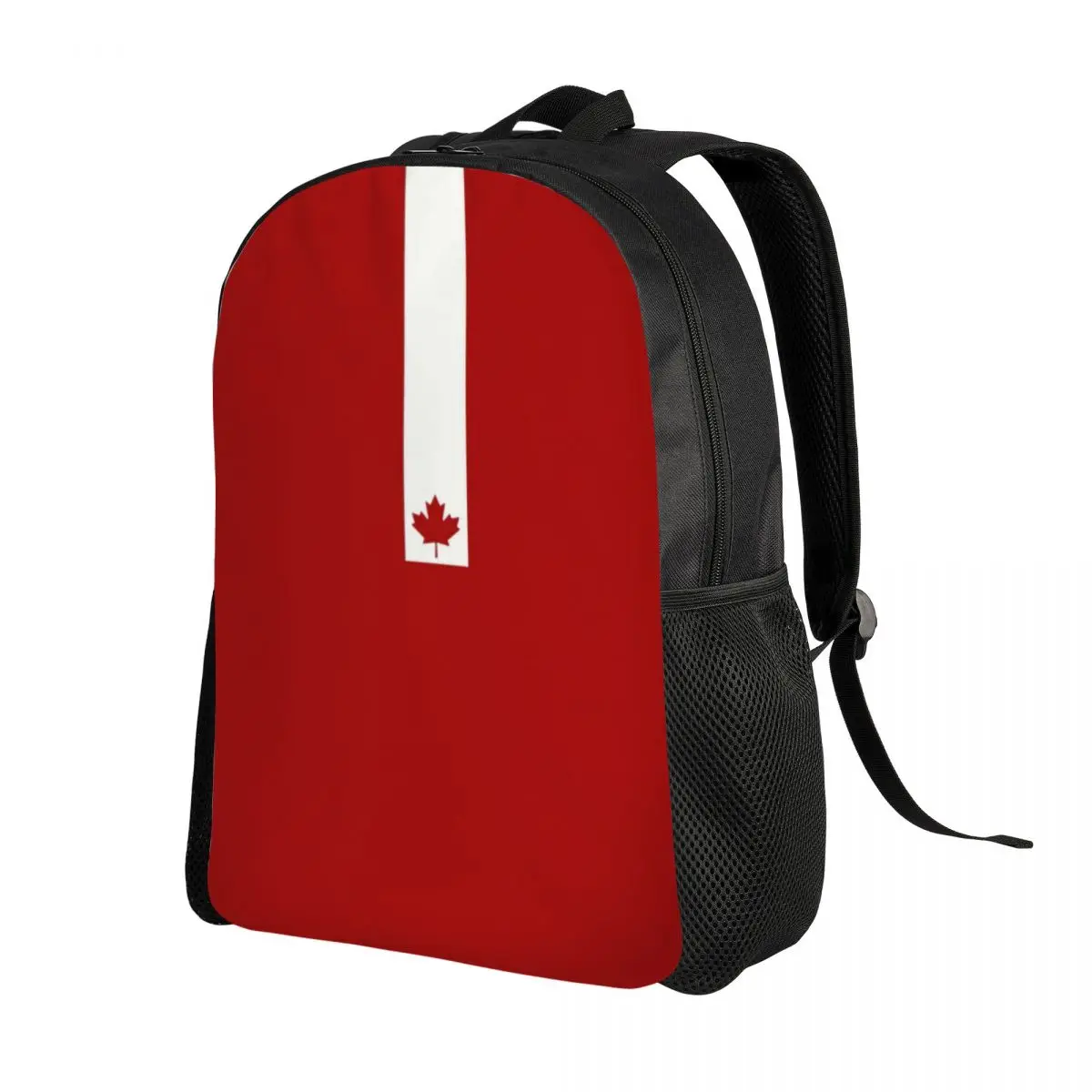 Minimal Canada Flag Backpack for Men Women School College Student Bookbag Fits 15 Inch Laptop Canadian Pride Bags