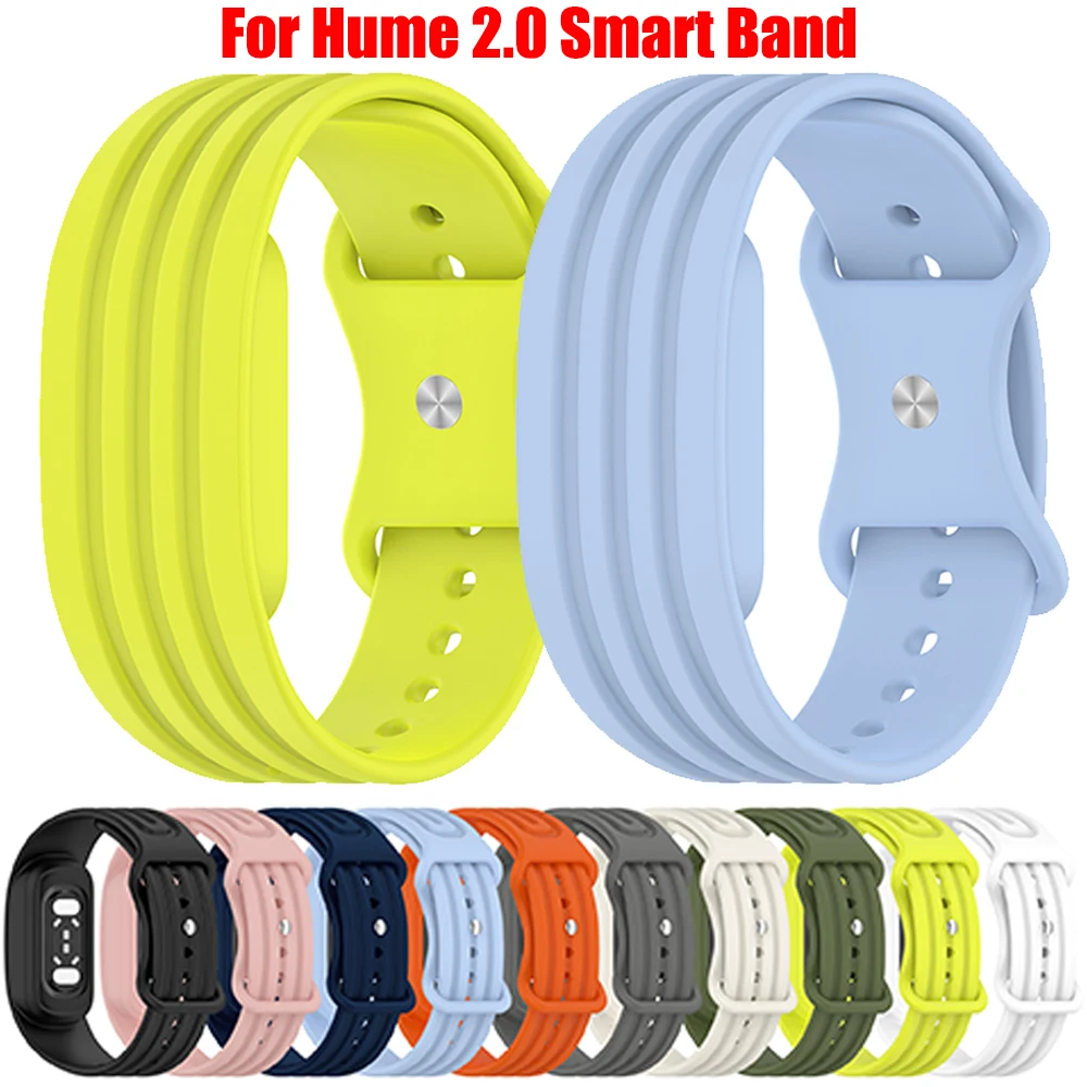 Soft Sport Silicone Strap For Hume 2.0 Smart Band Breathable Comfortable Wristband For Hume Band 2.0 Fitnes Tracker Bracelet