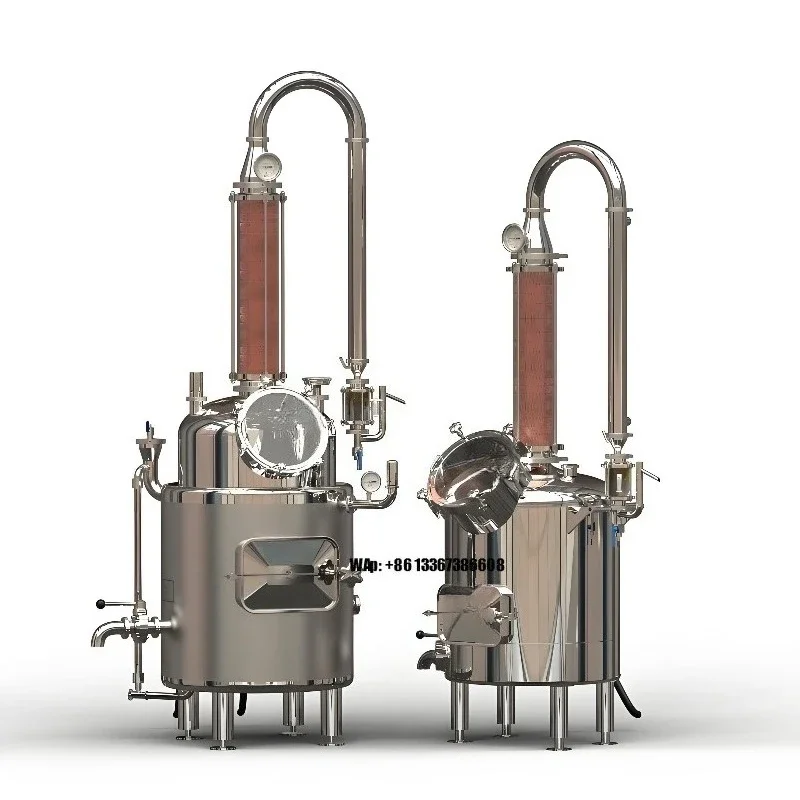 Machines Wine Making Equipment for Wineries Fully Automatic Steam Wine Making and Distilling Instruments