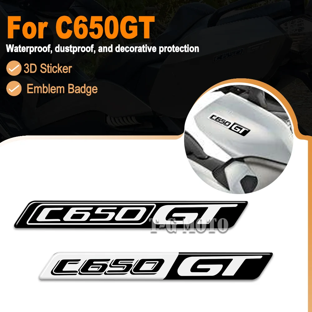 

For BMW C650GT C 650 C650 GT Accessories Motorcycle Fuel Tank Pad Stickers Decoration Decals Sport Scooter Emblem Badge